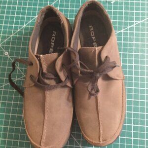Roper lace up shoes excellent used condition size men's 7 brown leather upper